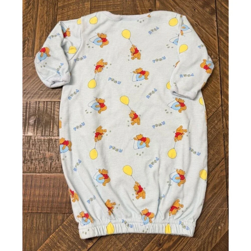 Vintage 90s Disney Winnie the Pooh Infant Unisex Sleep Sack Layette One Size